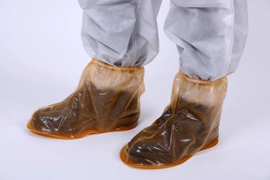 Footwear special additional plasticate footwear for protection against radioactive contamination: Covers