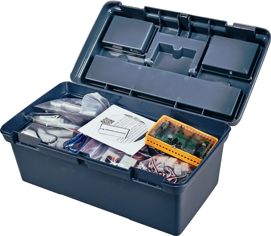 Robotics construction set "ROBOTRACK STAGER A"