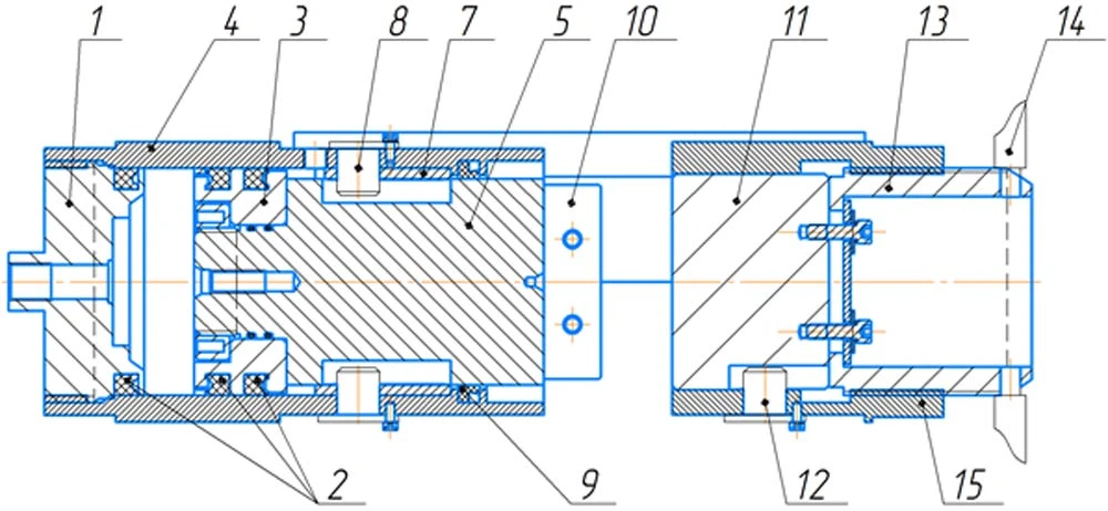 Cutting Mechanism — Technical Cross-Section