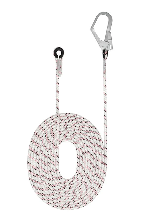 Flexible anchor line "Ankerline 12" with carabiner "Steel mounting", article number vnt 091