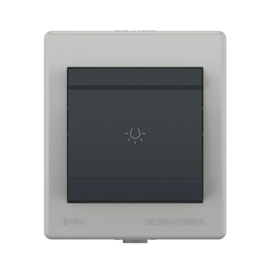 CADUCEUS ALING POWER Light 10AX, 250V~, IP44, grey anthracite, art. 255.1?