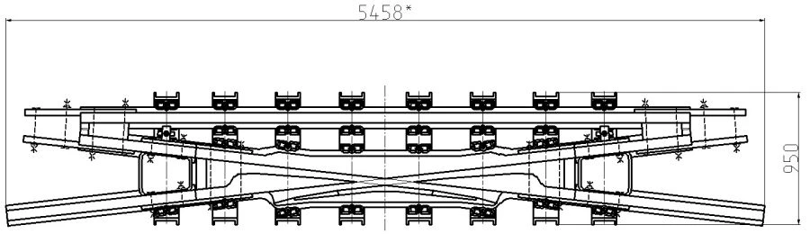 Cross member of P65 type of grade 2/9 (project MSZ.8434.03.000)