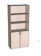 Cupboard for storing exhibits and awards