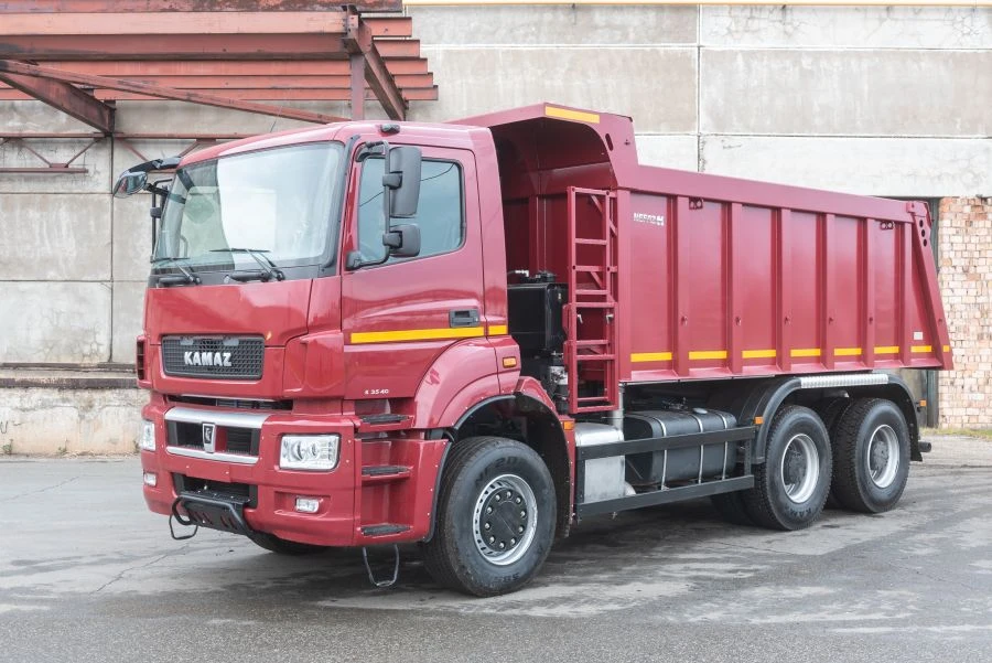 KAMAZ - 6520-B5 dump truck with AXOR cab