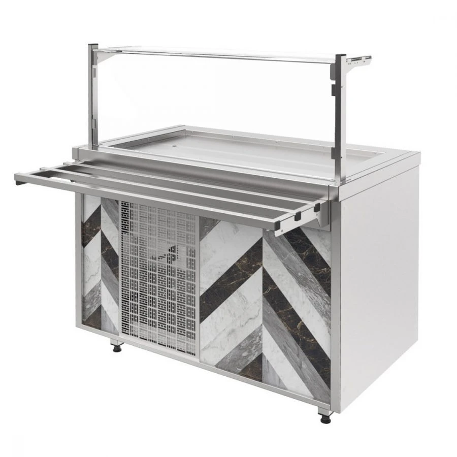 Refrigerated counter RCC12A City h=20mm, "Refettorio" trade mark