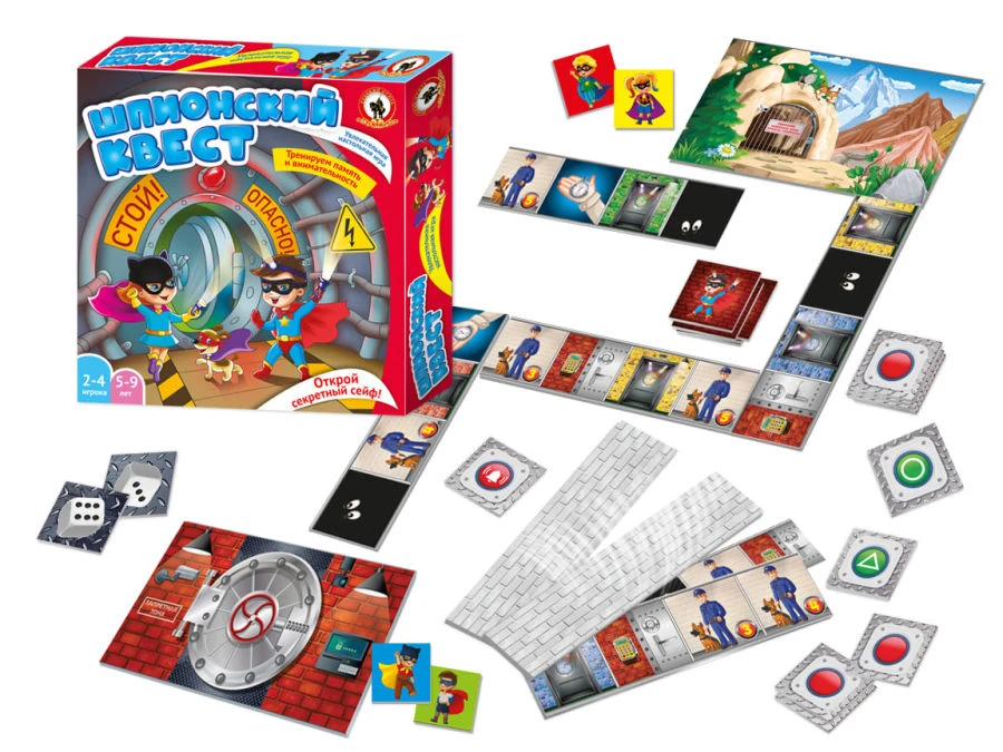 Board game. "Spy Quest"