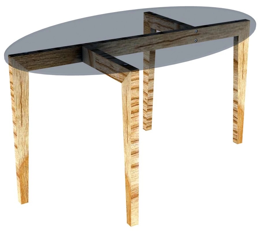 Coffee table Rille 444