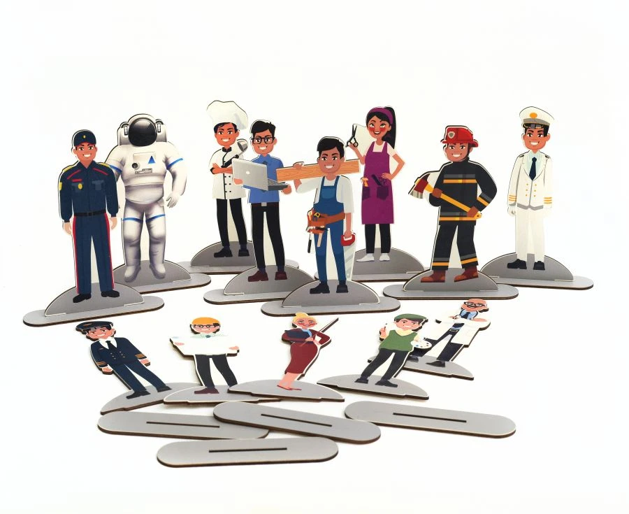 Set of figurines of people PROFESSIONS
