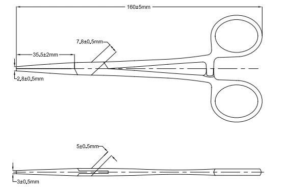 14.0222.16 Arterial clamp