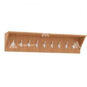 Wooden coat rack