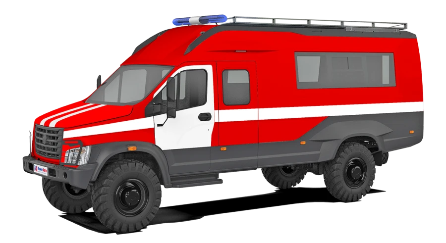 Cars of emergency rescue and operational services type N2C4, modification GZNAPP, on the basis of GAZ C41R13, C41R33, C42R33, C4