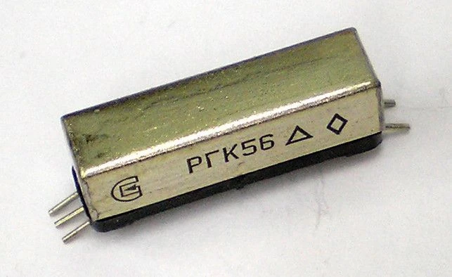 Low-current electromagnetic reed relay RGK56