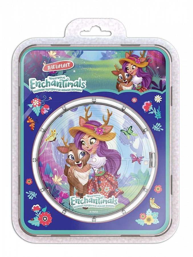 Enchantimals Double Sided Labyrinth: Danessa Olenyi and Sprint/Bree Crolla and Twist (in blister)
