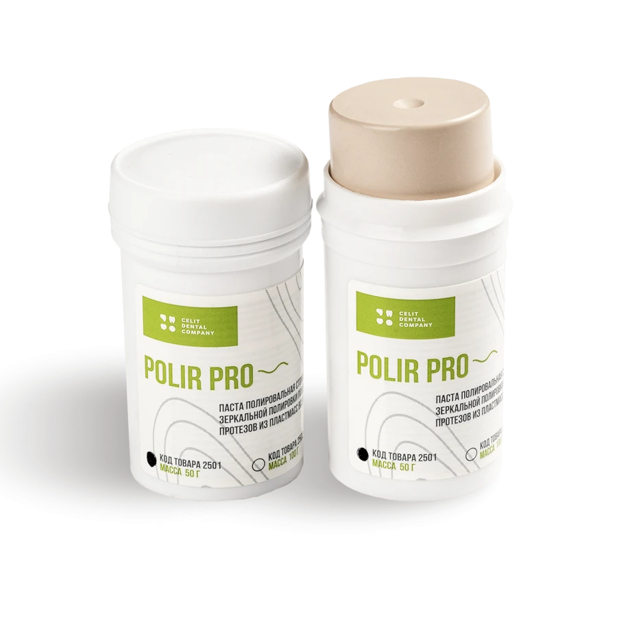 Polir Pro Polishing paste for mirror polishing of plastic dentures, 50 g
