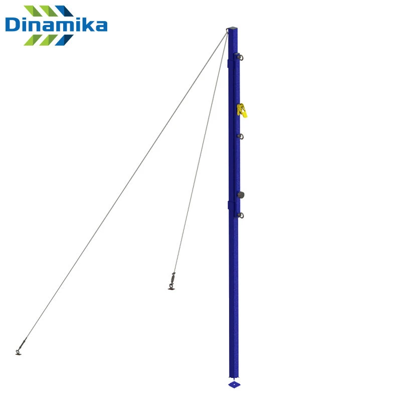 Universal volleyball racks with tensioning system (square/round) on stretchers
