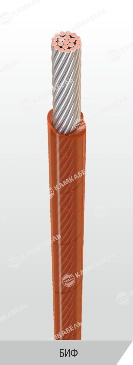 On-board wire for operation at voltage up to 250 V AC with frequency up to 6000 Hz (350 V DC) at atmospheric conditions.