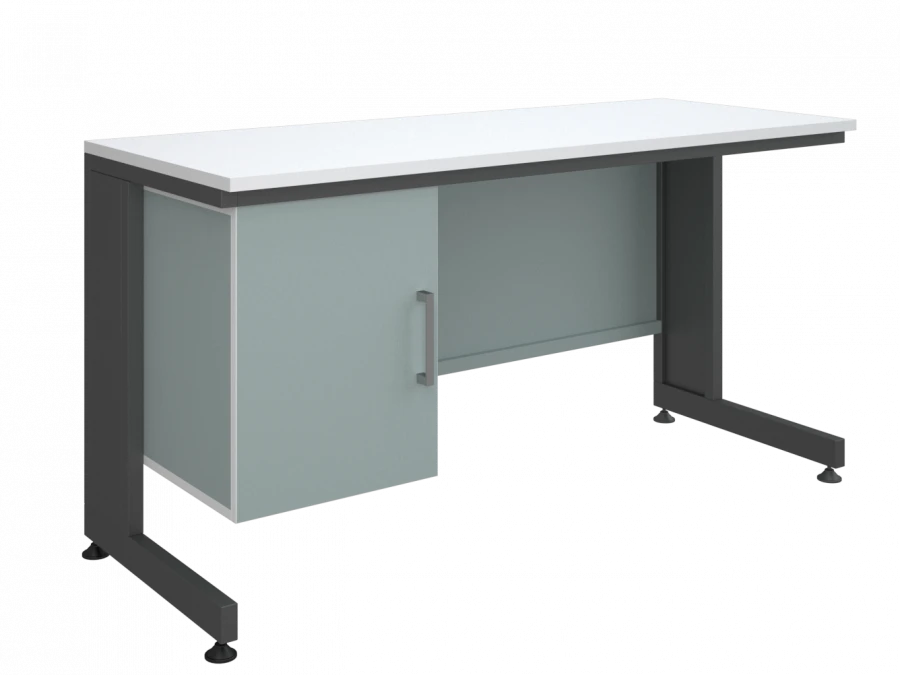 Laboratory table with drawer type 1 low 2