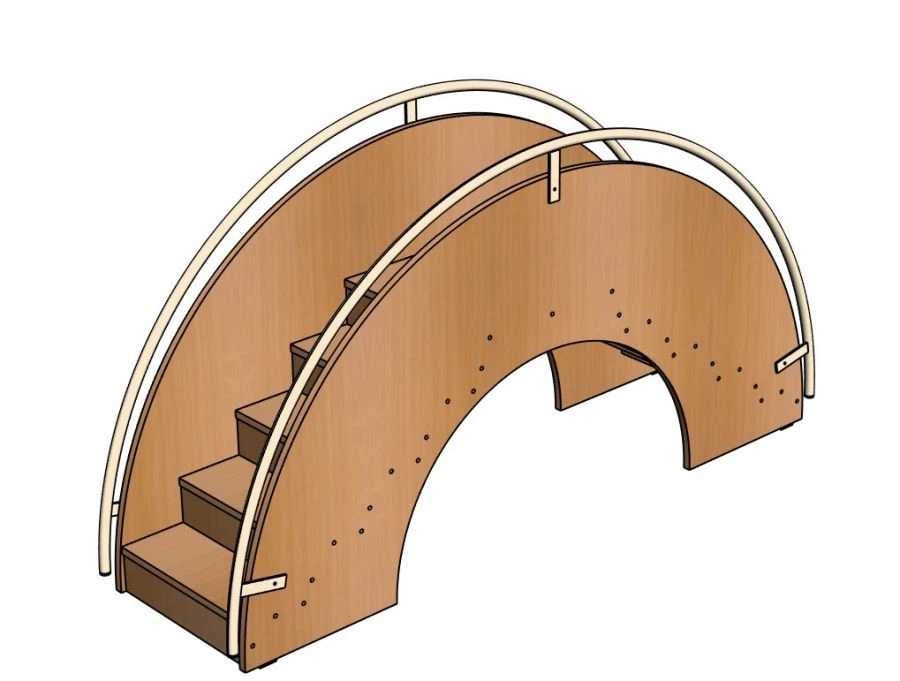 Bridge with railing/M105
