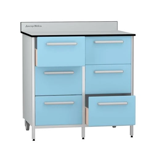Cabinet for storage of medicines according to TU 32.50.30-007-32924160-2021, article number DM-3-109-05.K2.F3.