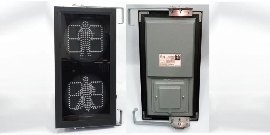 Traffic pedestrian traffic light P1.II-AT (with countdown timer, animation) (300mm)