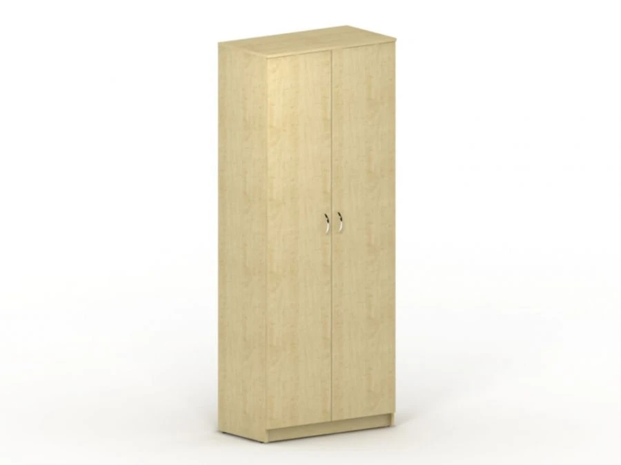 Storage cupboard with pull-out shelves