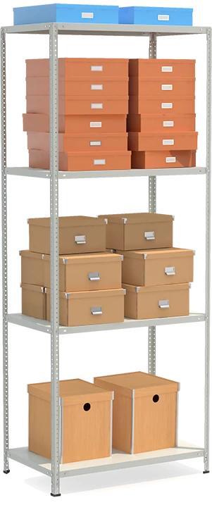 Metal office shelving unit STFL Shelving unit 1064-2.5