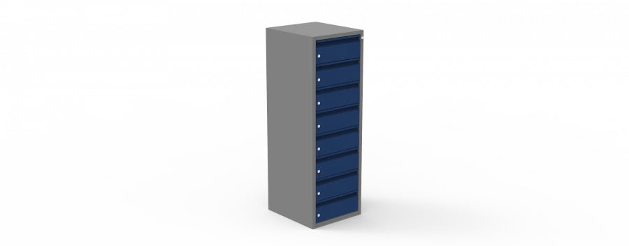 Metal file cabinet, series "ELTI"