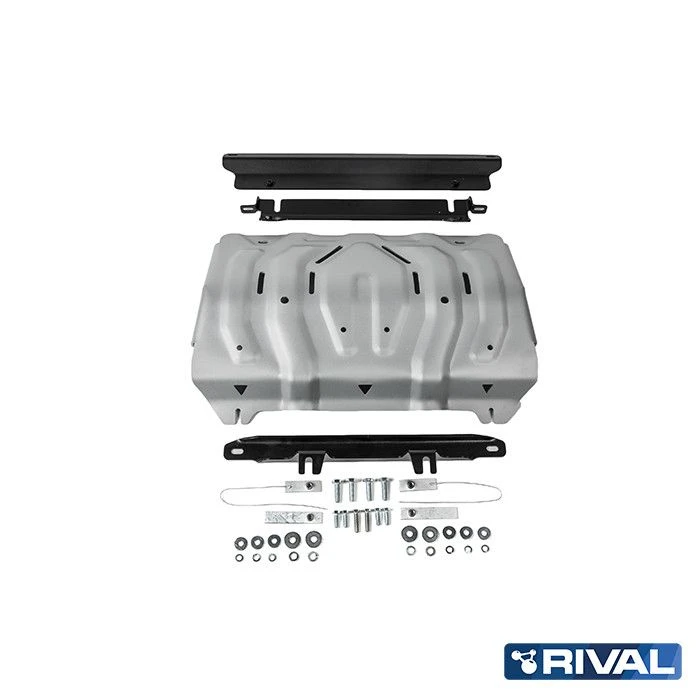 Metal protection for Mitsubishi L200 Triton 4WD (radiator) (2.4DID; 2.4DID H.P.) (2015-) / Pajero Sport 4WD (3.0i) (2016-) + com