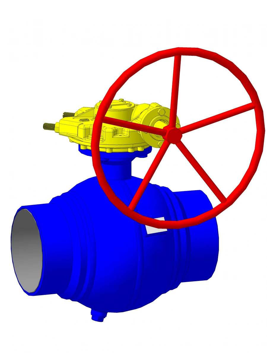 Ball valve DN200 PN2,5 MPa