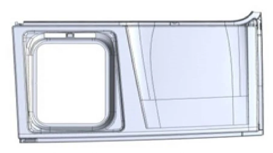 Rear left side panel A9606375809