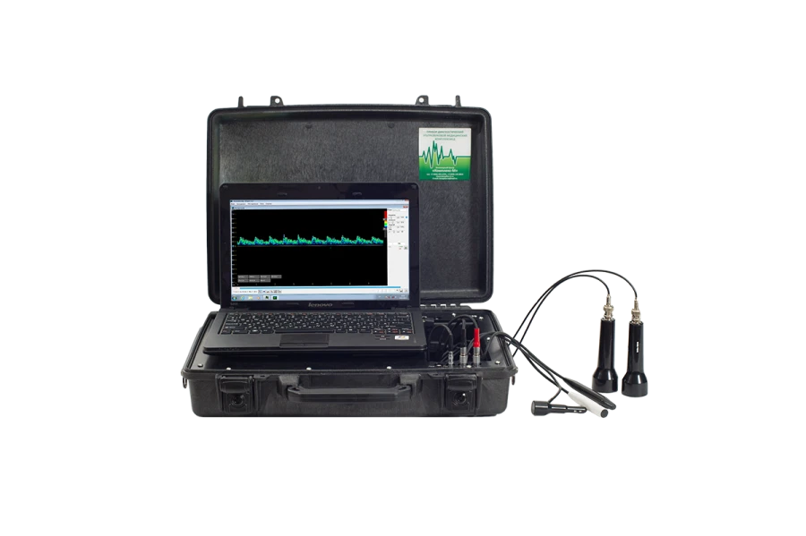 Blood flow velocity analyser ultrasonic Doppler with functions of two-channel echoencephalograph computerised "Ko