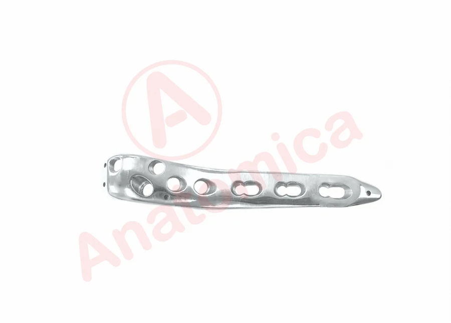 Proximal femoral plate with angular stability