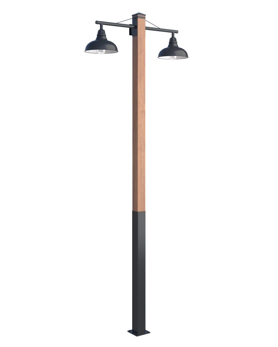 ECO LINE LED complex with LED luminaire Noir