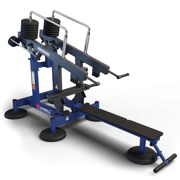 Bench press on free levers