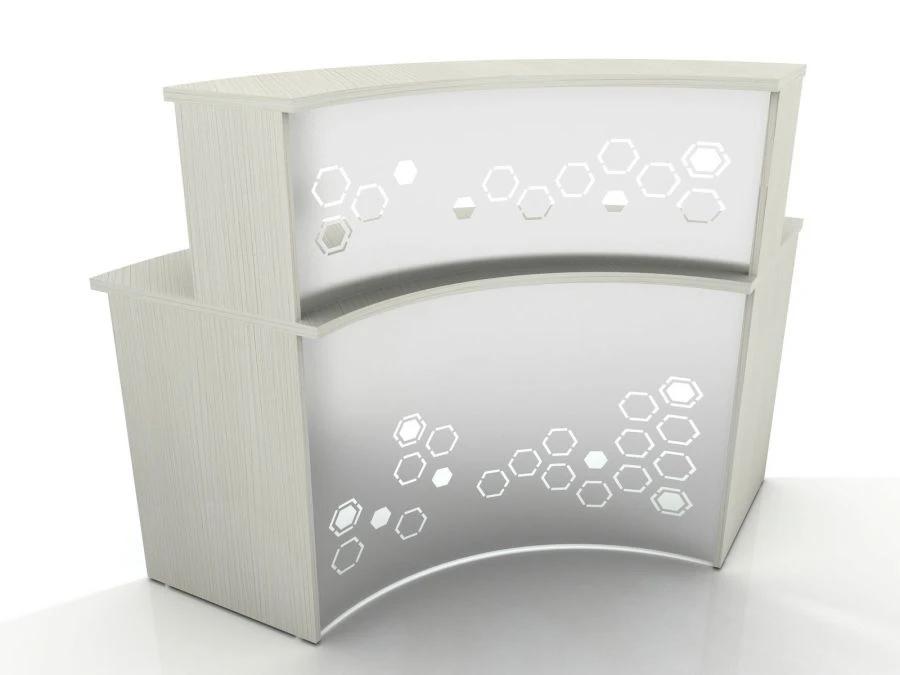 Reception desk, 401-002-6, 1770x788x1160