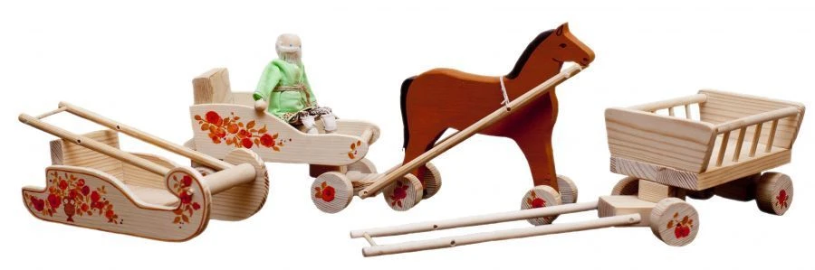 Game set "Once upon a time, once upon a time, once upon a time" Carriage transport