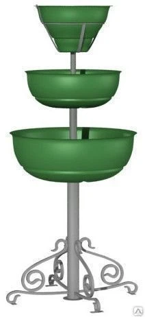 Metalwork for flowers "Bouton-3" with vases
