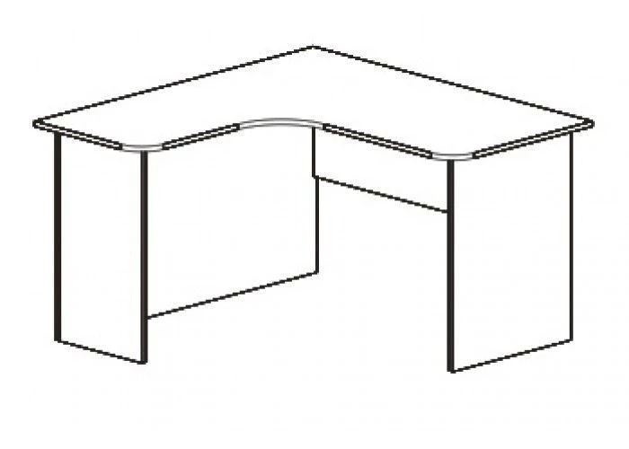 Work desk corner model C 05