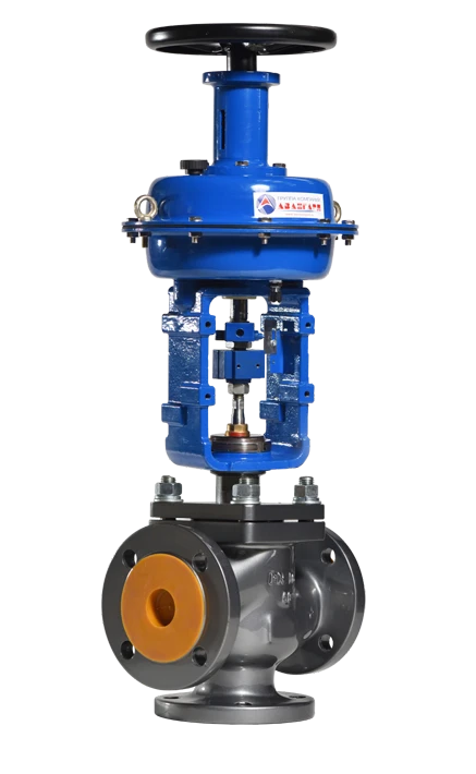 Three-way regulating valve, three-way control valve; DN 15-100; PN 16