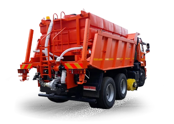 Combined ED 405A2 road machine on the basis of KAMAZ 65111-50 vehicle