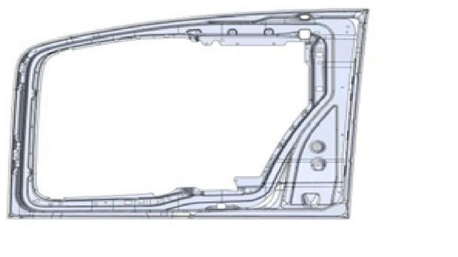 Inner left door panel A9607224810