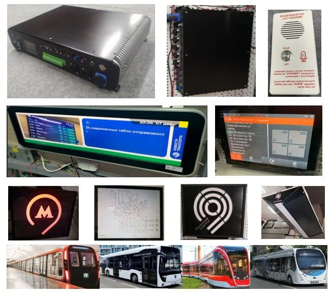 Information hardware-software complex of data collection, processing, transmission, storage and visualisation for public traffic