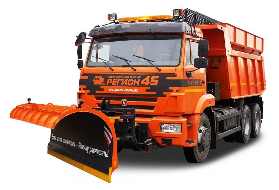 Combined sweeping machine R-45.115 (type R45KN331 mod. 503620 on the basis of vehicle KAMAZ 65111-50)