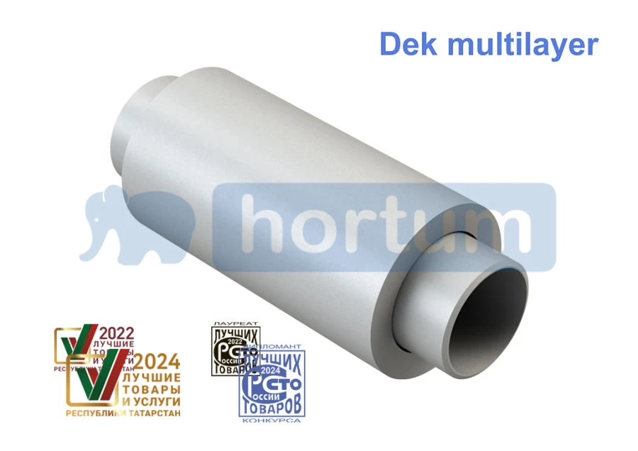 DEK multilayer - expansion joint with multilayer bellows for heating and water supply systems with stainless steel inner shield