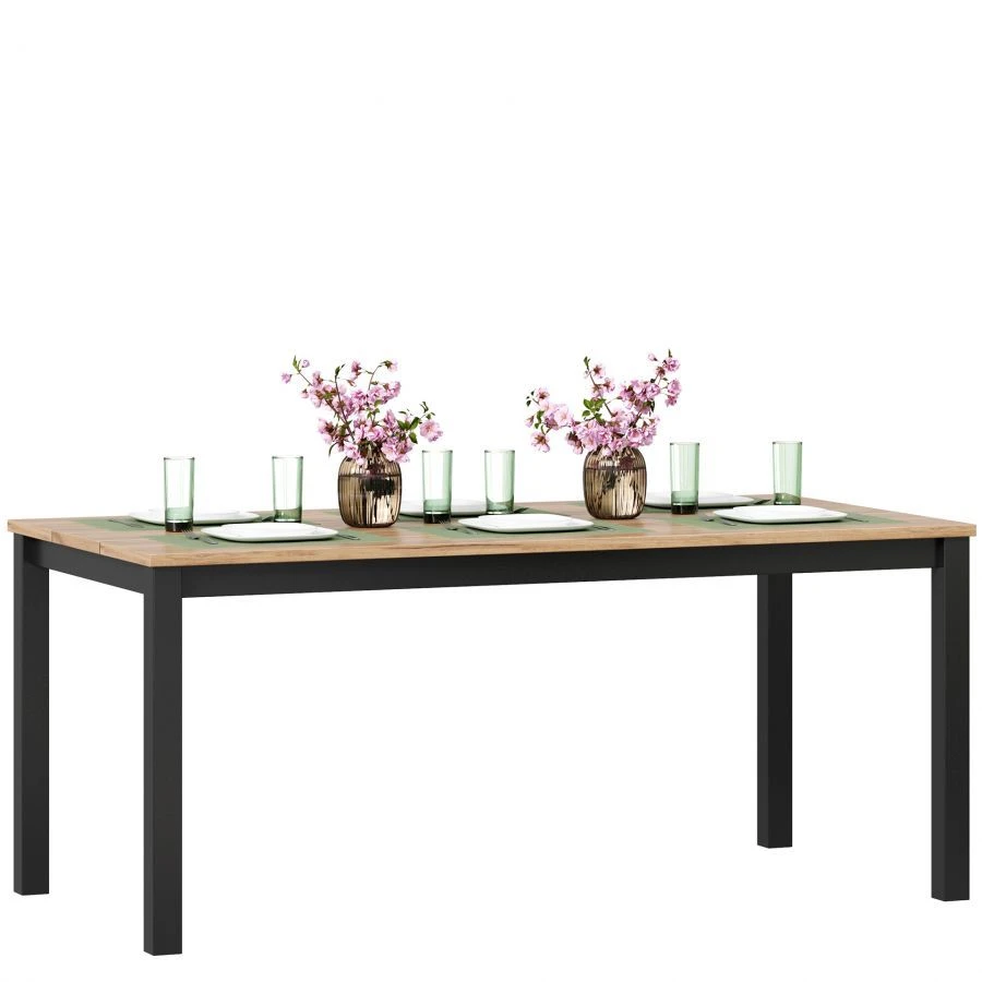 Techno LD.678040.000 Table (Oak Gold/Black )