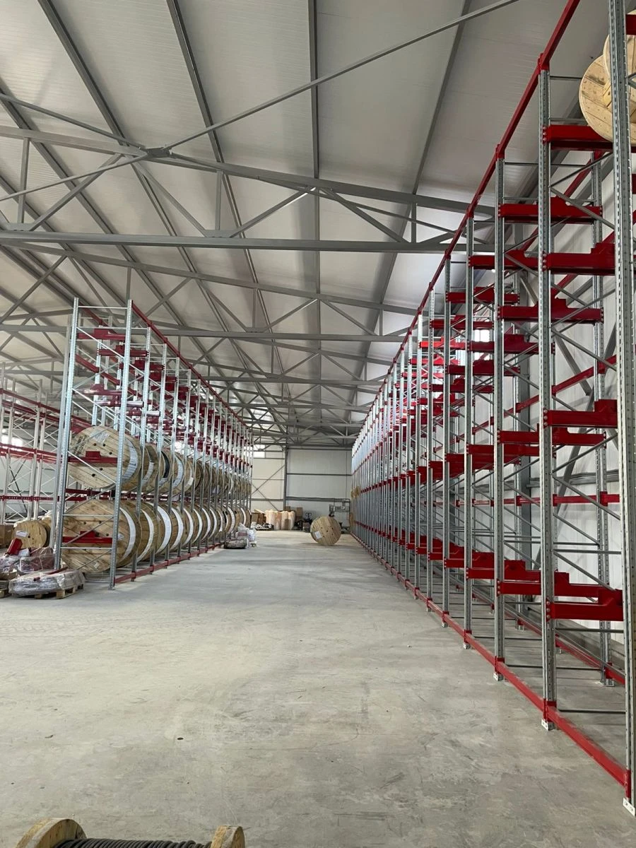 Racks for cable drums