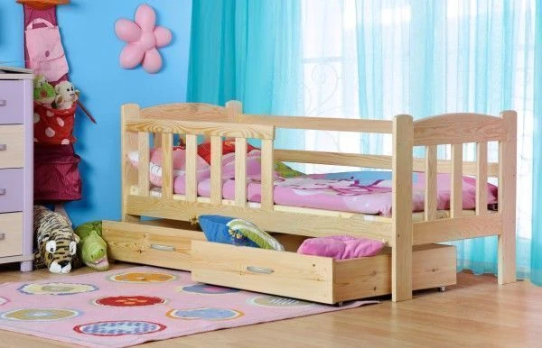Wooden children's bed