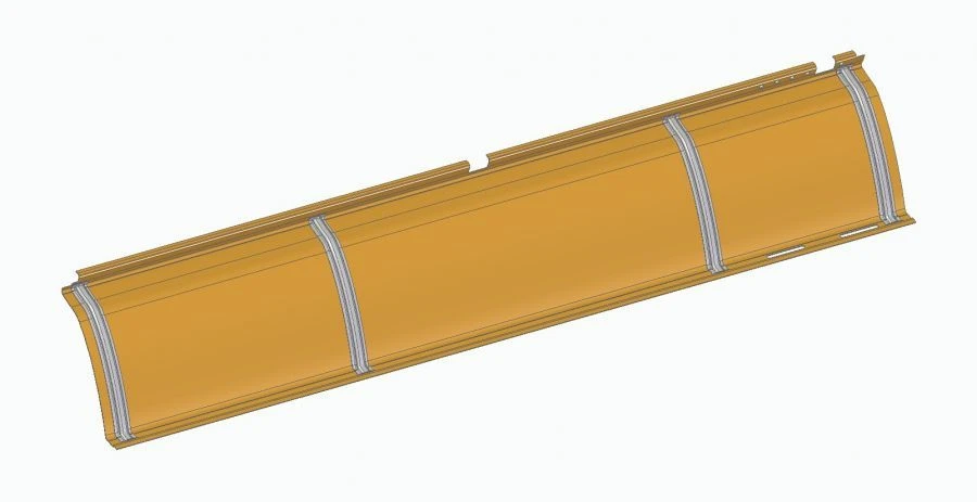 Rear left ceiling panel 529267-5702217-01
