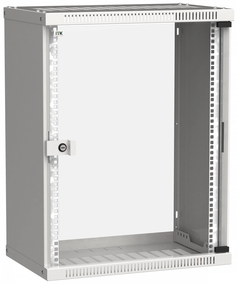 LWE3-15U53-GF ITK LINEA WE 15U 550x350mm glass door grey