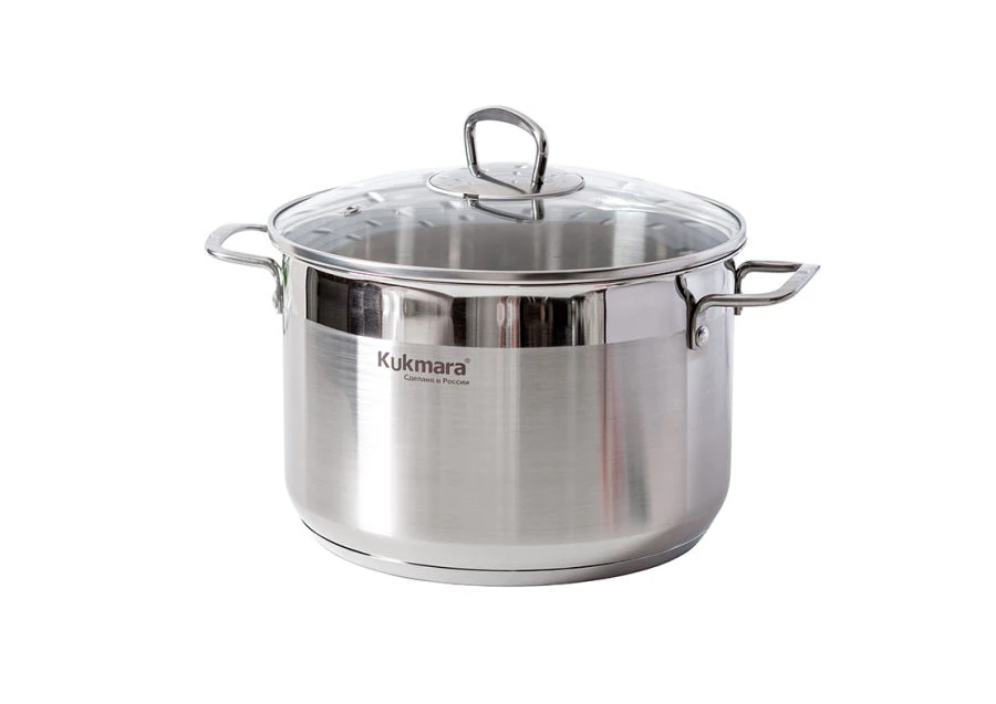 Kukmara saucepan with glass lid, "ORION" line